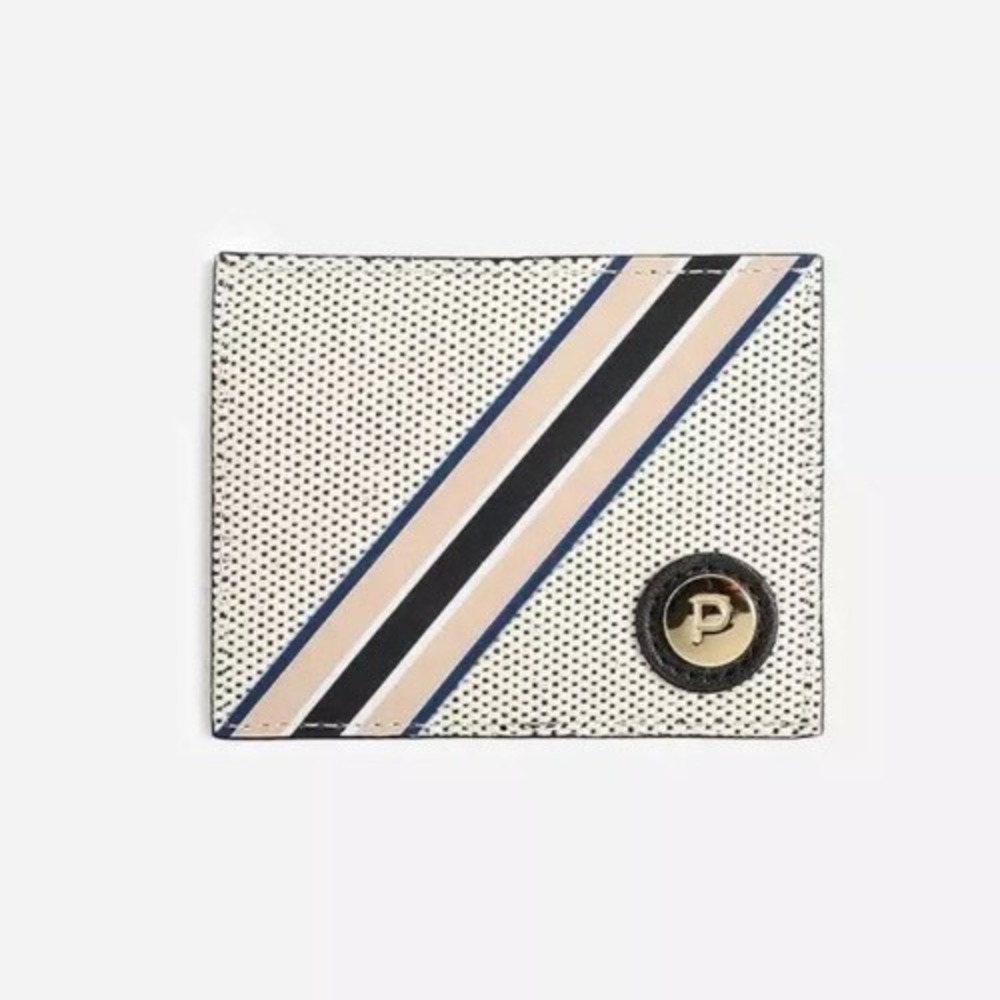 Paravel Wallet Cabana Card Case Domino Black NWT Billfold